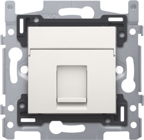 Niko - 1 CONNEXION RJ45 STP CAT. 5E + FINITION, PLAT, 60X71, VIS
