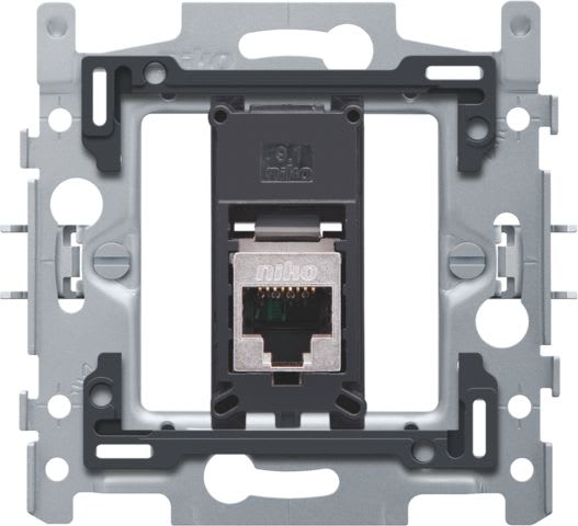 Niko - 1 CONNEXION RJ45 STP CAT. 5E, PLAT, 60X71, GRIFFES