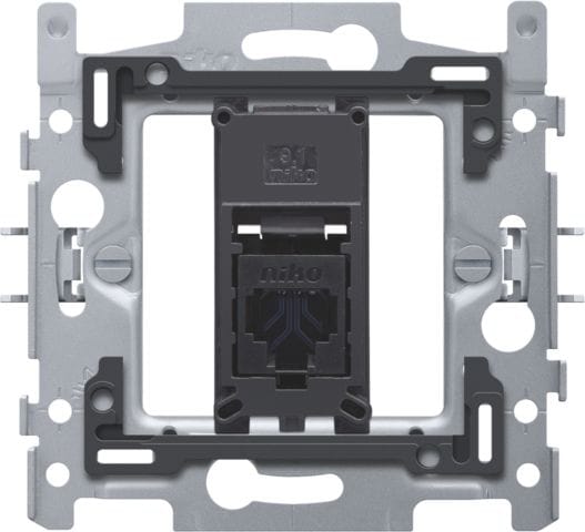 Niko - 1 CONNEXION RJ45 UTP CAT. 6, PLAT, 60X71, GRIFFES