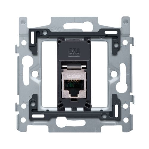 Niko - 1 CONNEXION RJ45 STP CAT. 5E, PLAT, 60X71, VIS