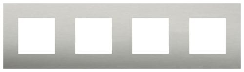 Niko - PLAQUE DE RECOUVREMENT QUADRUPLE AVEC 71MM D'ENTRAXE
