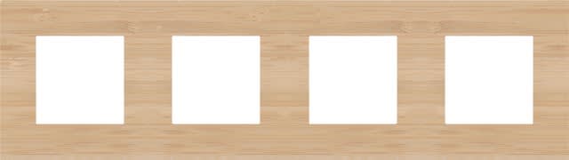 Niko - PLAQUE DE RECOUVREMENT QUADRUPLE AVEC 71MM D'ENTRAXE