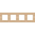 Niko - PLAQUE DE RECOUVREMENT QUADRUPLE AVEC 71MM D'ENTRAXE