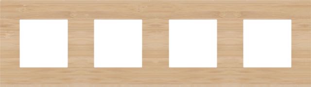 Niko - PLAQUE DE RECOUVREMENT QUADRUPLE AVEC 71MM D'ENTRAXE