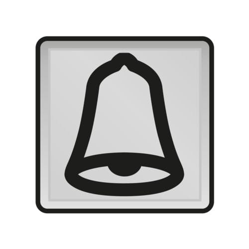 Niko - SYMBOLE SONNERIE POUR INTERRUPTEURS TÉMOINS/BOUTONS ÉTANCHES