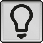 Niko - SYMBOLE AMPOULE PR INTERRUPTEURS TÉMOINS/BOUTONS-POUSS. ÉTANCHES