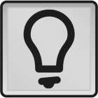 Niko - SYMBOLE AMPOULE PR INTERRUPTEURS TÉMOINS/BOUTONS-POUSS. ÉTANCHES