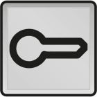 Niko - SYMBOLE CLÉ PR INTERRUPTEURS TÉMOINS/BOUTONS-POUSSOIRS ÉTANCHES