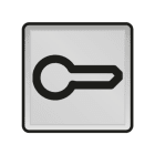 Niko - SYMBOLE CLÉ PR INTERRUPTEURS TÉMOINS/BOUTONS-POUSSOIRS ÉTANCHES