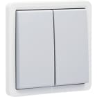 Niko - BOUTON-POUSS. DOUBLE NON ÉCLAIRABLE ÉTANCHE 10A, NO/NC, VIS