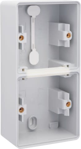 Niko - BOÎTE EN SAILLIE VERTICAL ÉTANCHE AVEC 2 ENTRÉES PR 2 FONCTIONS