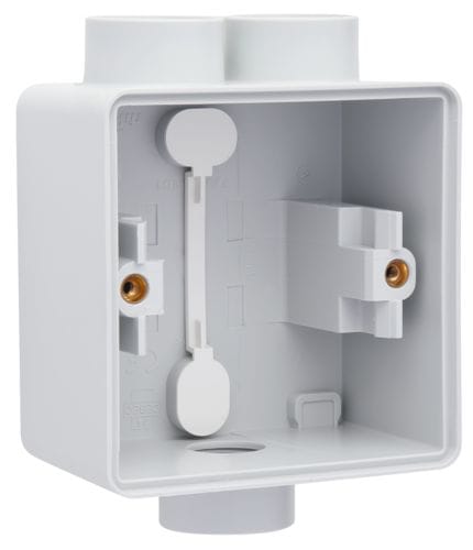 Niko - BOÎTE EN SAILLIE ÉTANCHE POUR 1 FONCTION, 3 ENTRÉES M20