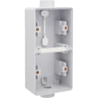 Niko - BOÎTE EN SAILLIE DOUBLE ÉTANCHE POUR 2 FONCTIONS, 2 ENTRÉES M20