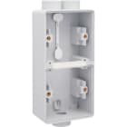 Niko - BOÎTE EN SAILLIE DOUBLE ÉTANCHE POUR 2 FONCTIONS, 3 ENTRÉES M20