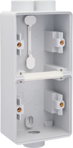 Niko - BOÎTE EN SAILLIE DOUBLE ÉTANCHE POUR 2 FONCTIONS, 3 ENTRÉES M20