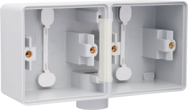 Niko - BOÎTE EN SAILLIE DOUBLE ÉTANCHE POUR 2 FONCTIONS, 1 ENTRÉE M20