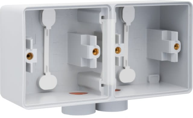 Niko - BOÎTE EN SAILLIE DOUBLE ÉTANCHE POUR 2 FONCTIONS, 2 ENTRÉES M20