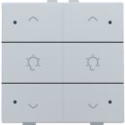 Niko - COMMANDE DE VARIATEUR DOUBLE AVEC LED POUR NIKO HOME CONTROL