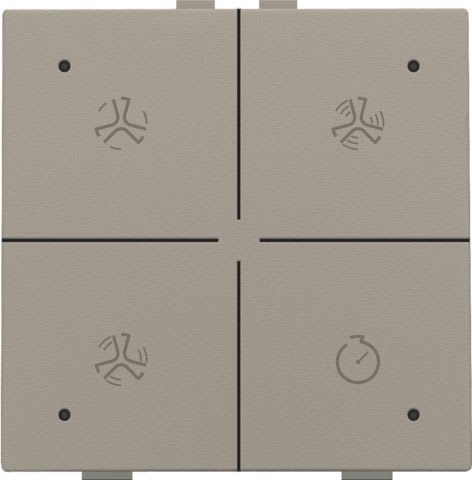 Niko - COMMANDE DE VENTILATION AVEC LED POUR NIKO HOME CONTROL