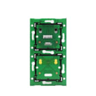 Niko - PLATINE MURALE DOUBLE VERTICALE POUR NIKO HOME CONTROL