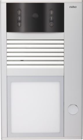 Niko - POSTE EXTÉRIEUR EN SAILLIE, 16MM, 1 SONNETTE ET CAMÉRA COULEUR