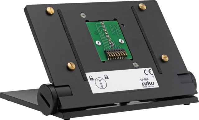 Niko - SUPPORT DE TABLE POUR UN POSTE INTÉRIEUR VIDÉO EN ALUMINIUM