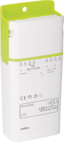 Niko - VARIATEUR PWM POUR RUBANS LED, 8-24V DC, MAX. 100W