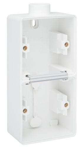 Niko - BOÎTE EN SAILLIE DOUBLE ÉTANCHE POUR 2 FONCTIONS, 1 ENTRÉE M20