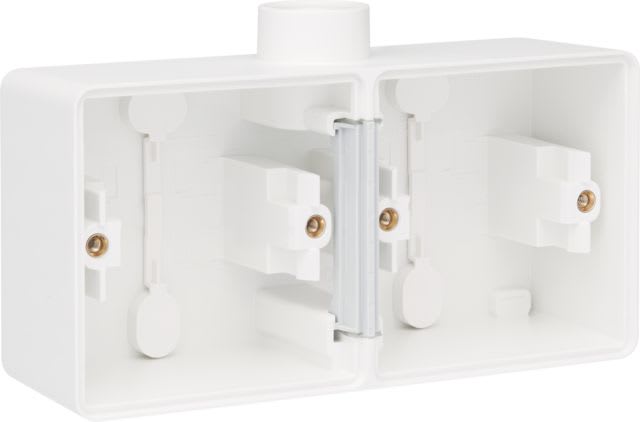 Niko - BOÎTE EN SAILLIE DOUBLE ÉTANCHE POUR 2 FONCTIONS, 1 ENTRÉE M20