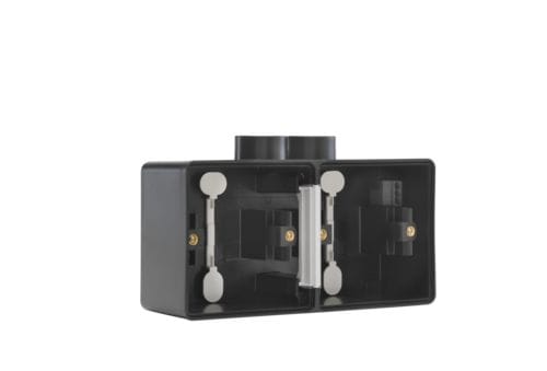 Niko - BOÎTE EN SAILLIE DOUBLE ÉTANCHE POUR 2 FONCTIONS, 2 ENTRÉES M20