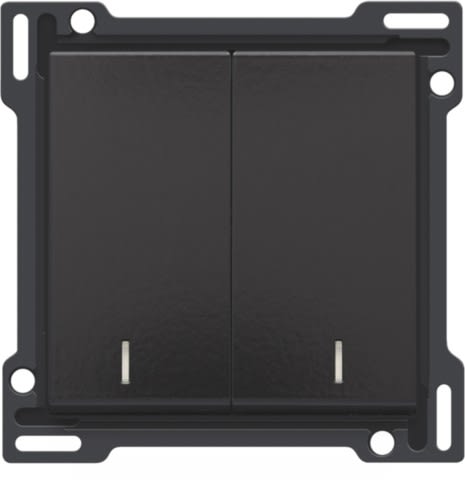 Niko - SET DE FINITION INTERRUPTEUR DOUBLE ALLUM./VA-ET-VIENT (DOUBLE)