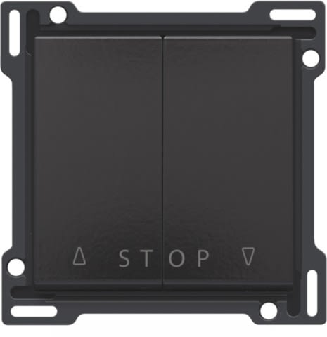 Niko - SET DE FINITION BOUTON-POUSSOIR DOUBLE VOLETS ÉLECTRONIQUE