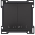 Niko - SET DE FINITION BOUTON-POUSSOIR DOUBLE VOLETS ÉLECTRONIQUE