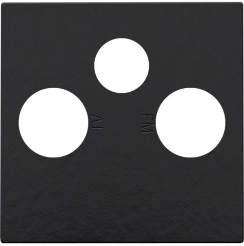 Niko - SET DE FINITION 2 CONN. COAX. SIMPLES TV/FM ET 1 CONN. SATELLITE