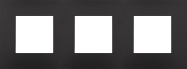 Niko - PLAQUE DE RECOUVREMENT TRIPLE AVEC 71MM D'ENTRAXE