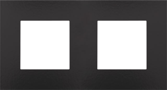 Niko - PLAQUE DE RECOUVREMENT DOUBLE AVEC 71MM D'ENTRAXE