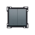 Niko - SET DE FINITION BOUTON-POUSSOIR DOUBLE POUR VOLETS