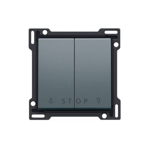 Niko - SET DE FINITION BOUTON-POUSSOIR DOUBLE VOLETS ÉLECTRONIQUE
