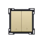 Niko - SET DE FINITION BOUTON-POUSSOIR DOUBLE POUR VOLETS