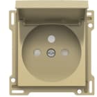 Niko - SET DE FINITION PRISE AVEC CLAPET ET BROCHE DE TERRE, 28,5MM