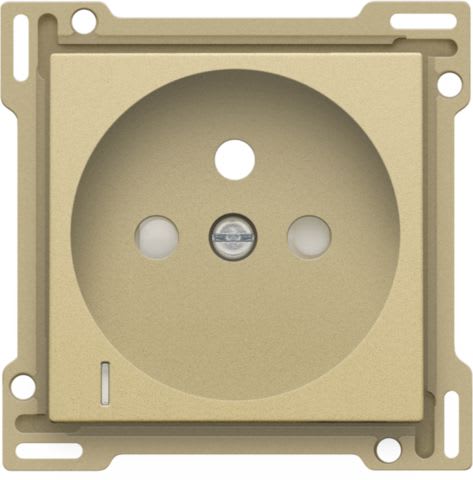 Niko - SET DE FINITION PRISE AVC INDICAT. TENSION, BROCHE TERRE, 28,5MM