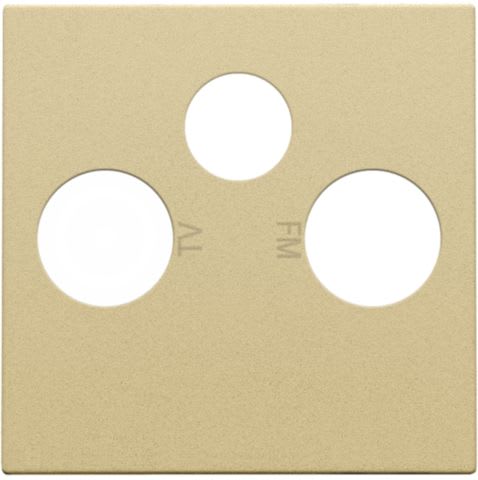 Niko - SET DE FINITION 2 CONN. COAX. SIMPLES TV/FM ET 1 CONN. SATELLITE