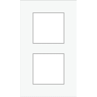 Niko - PLAQUE DE RECOUVREMENT DOUBLE, 60MM D'ENTRAXE, VERTICALE