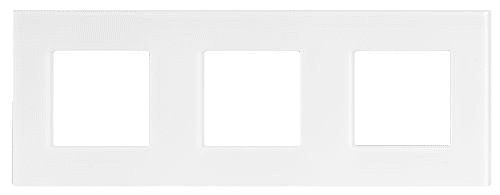 Niko - PLAQUE DE RECOUVREMENT TRIPLE AVEC 71MM D'ENTRAXE