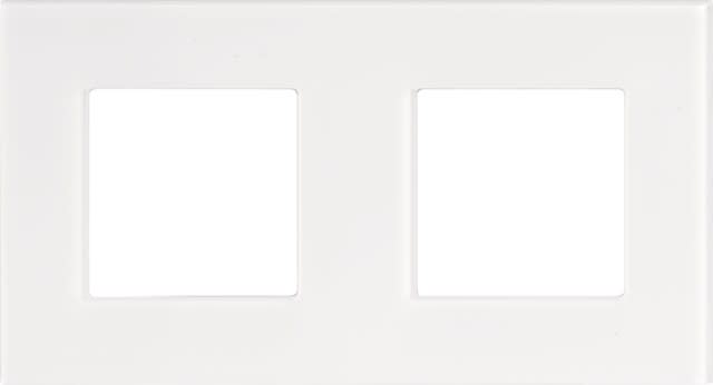 Niko - PLAQUE DE RECOUVREMENT DOUBLE AVEC 71MM D'ENTRAXE