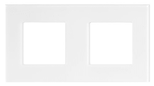 Niko - PLAQUE DE RECOUVREMENT DOUBLE AVEC 71MM D'ENTRAXE