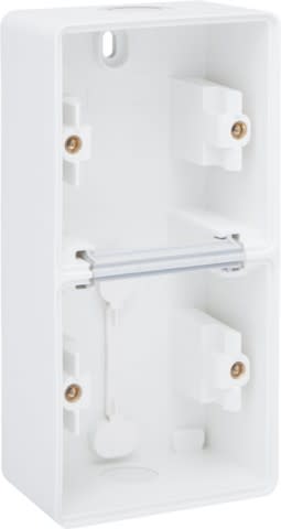 Niko - BOÎTE EN SAILLIE VERTICAL ÉTANCHE AVEC 2 ENTRÉES PR 2 FONCTIONS