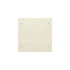 Niko - SET DE FINITION BOUTON-POUSS. QUADR. LIBRE DE POTENTIEL 24V, LED