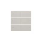 Niko - SET DE FINITION BOUTON-POUSS. SEXT. LIBRE DE POTENTIEL 24V, LED