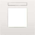 Niko - PLAQUE SIMPLE (8,5 X 8,5 CM) AVEC FENÊTRE TRANSPARENTE